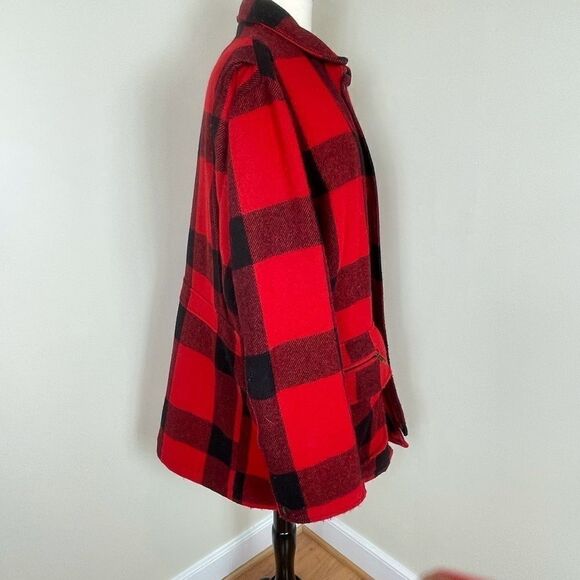 Woolrich Vintage Buffalo Plaid Hunting Coat Jacket - Picture 2 of 5